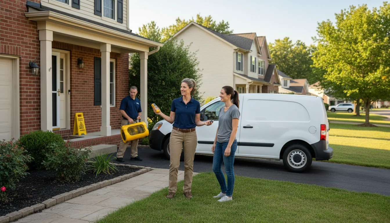 Water restoration image for Dehumidification And Cleanup Services in Mapleton, MN
